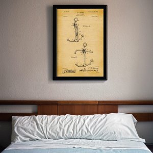 Poster Patent kotvy lode Kenney