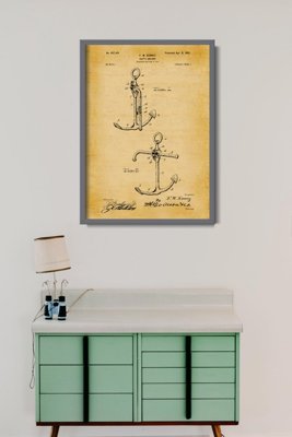 Poster Patent kotvy lode Kenney