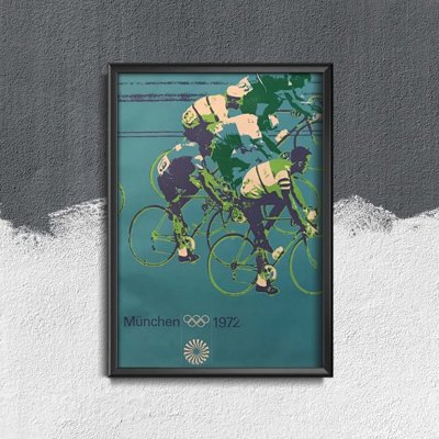 Plagát na stenu Plagát olympijskej cyklistiky