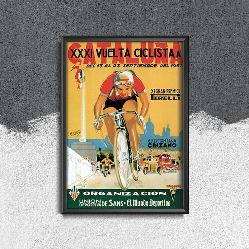 Poster Vuelta Ciclista Cataluna