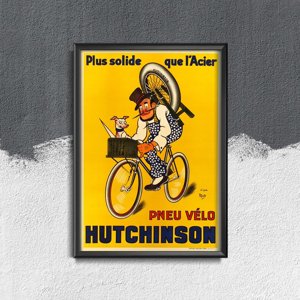 Poster na stenu Pneu Velo Hutchinson Vintage od Mich