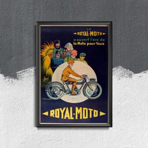 Plagát do izby Royal Moto Vintage