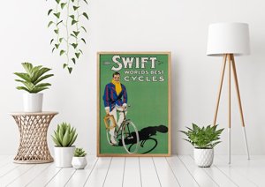 Poster Rýchle bicykle