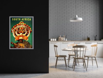 Retro plagát do obývačky Plagát z Južnej Afriky