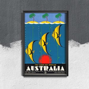 Vintage plagát Austrália