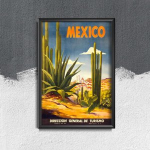 Vintage plagát Mexiko