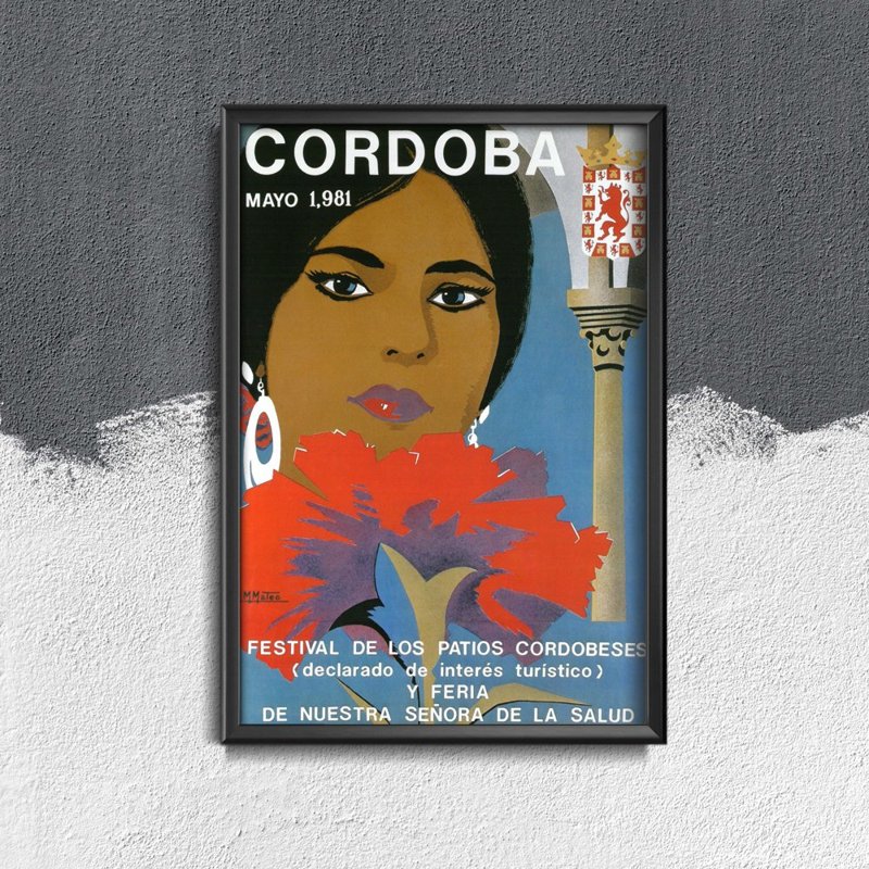 Vintage plagát do obývačky Cordoba