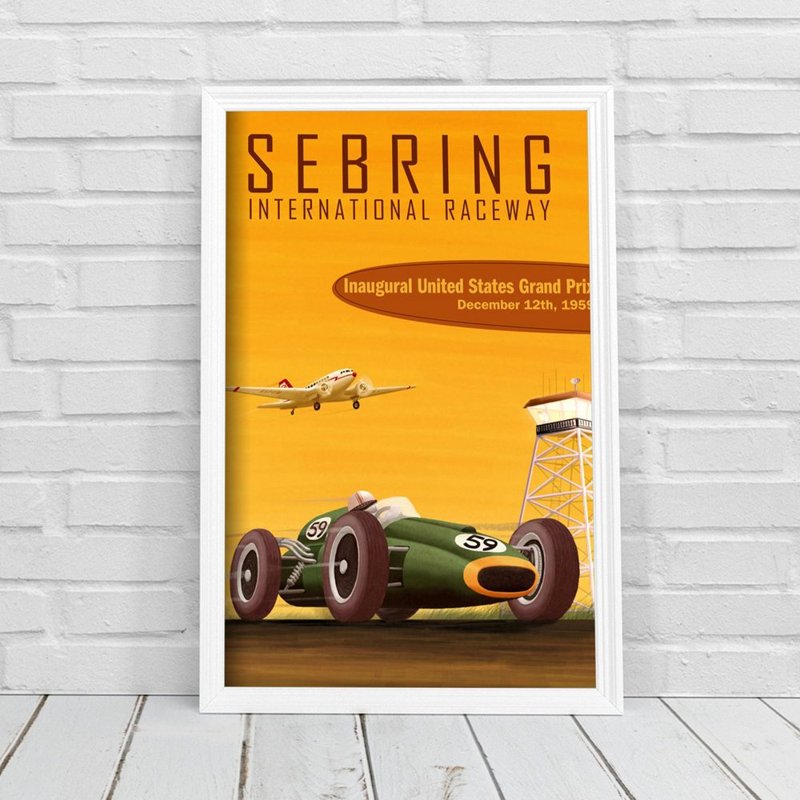 Plagát Medzinárodná pretekárska dráha Sebring