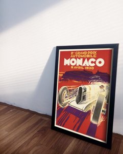 Plagát Veľká cena Monaka