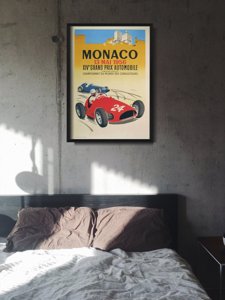 Poster na stenu Automobil Grand Prix XIV Monaka