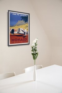 Plagát do obývačky Veľká cena Monaka