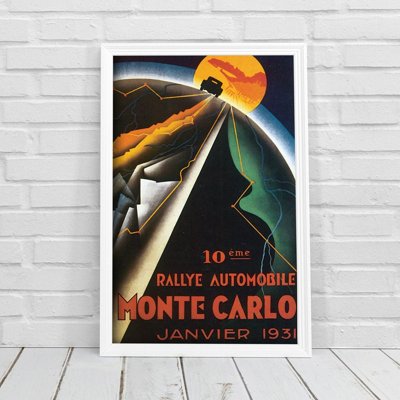 Plagát Rallye Automobile Monte Carlo