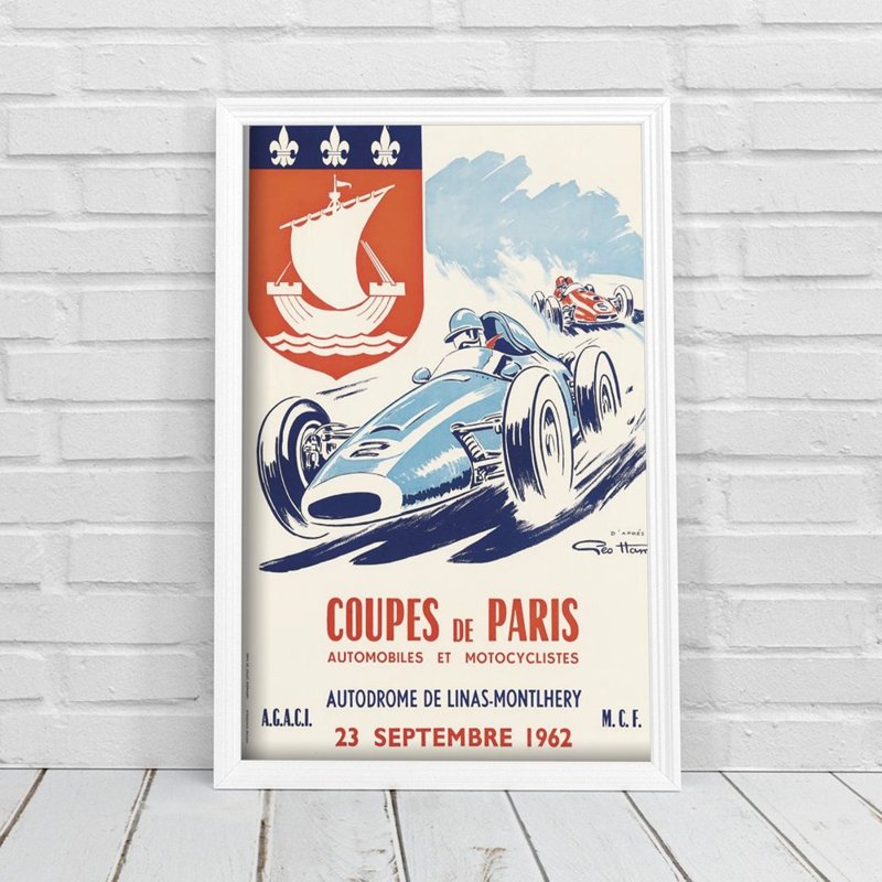 Plagát Automobilové kupé de Paris