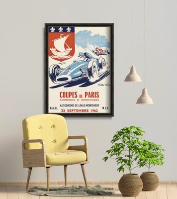 Plagát Automobilové kupé de Paris