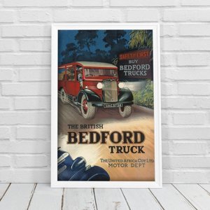 Plagát do izby Britské nákladné auto Bedford