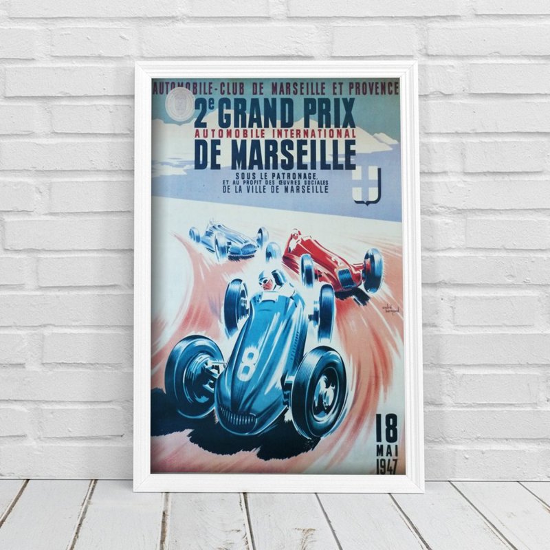 Plagát Grand Prix de Marseille
