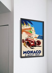 Plagát na stenu Automobilový priemysel Monako