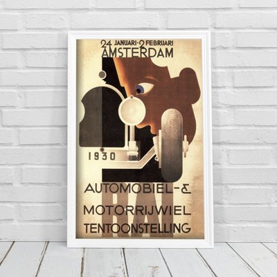 Plagát Autosalón v Amsterdame