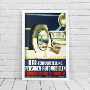 Poster Autosalón v Amsterdame