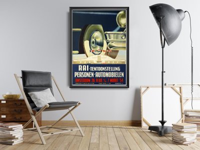 Poster Autosalón v Amsterdame