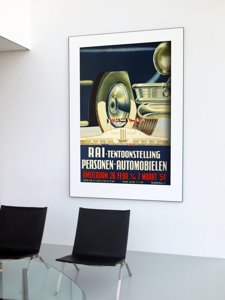 Poster Autosalón v Amsterdame