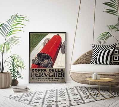 Poster Plagát Grand Prix Coppa della Perugina Federico Seneca