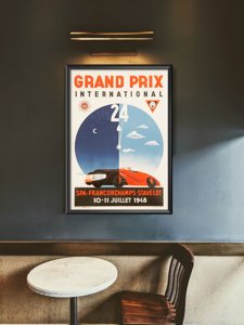 Poster Grand Prix International SPA Francorchamps Stavelot