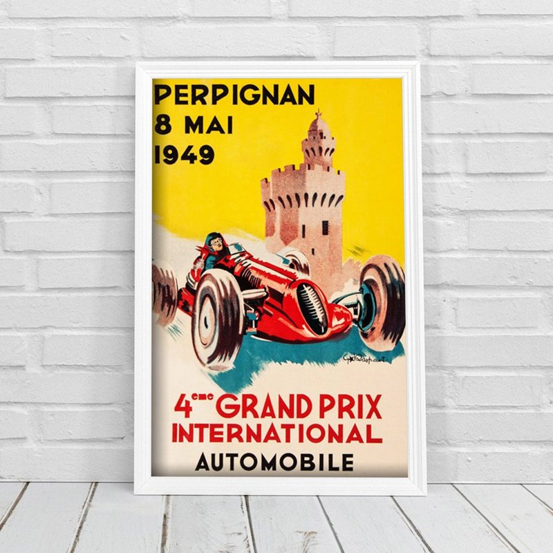 Poster Raspaut Perpignan eme Grand Prix