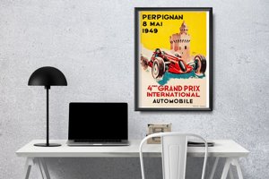 Poster Raspaut Perpignan eme Grand Prix