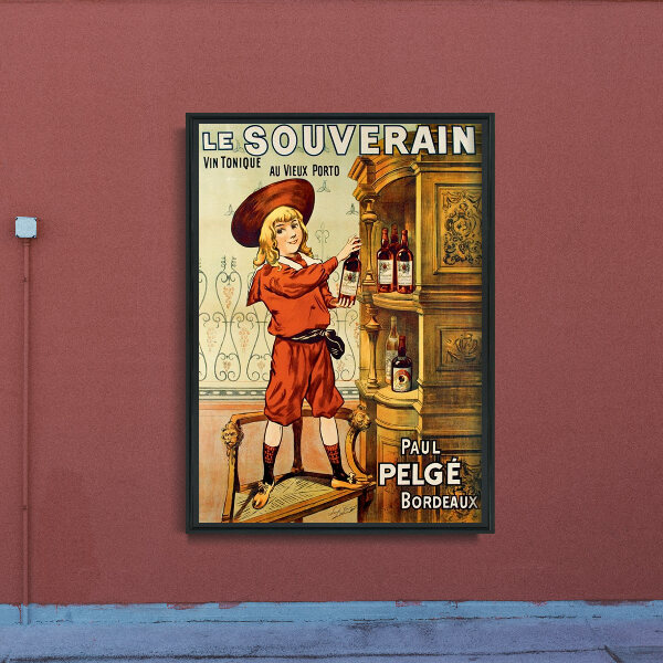 Plagát do izby Reklamná potlač Le Souverain