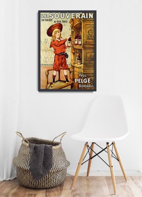 Plagát do izby Reklamná potlač Le Souverain