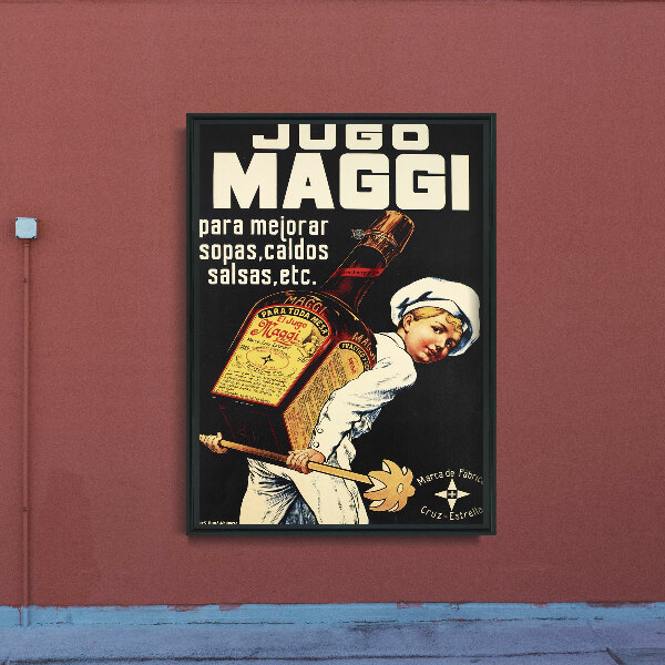 Plagát na stenu Vintage koreniaca omáčka Maggi Print