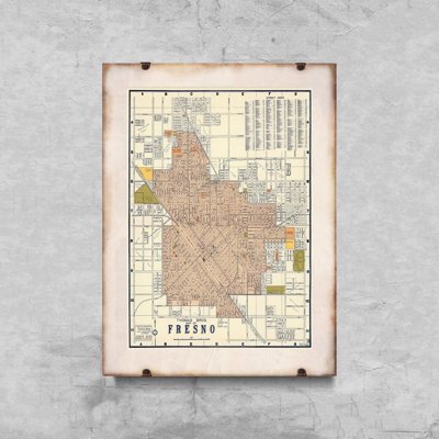 Plagát Stará mapa Drážďan