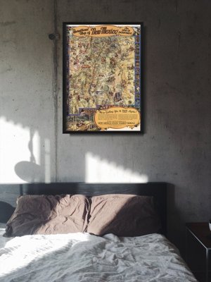 Vintage plagát Nové Mexiko