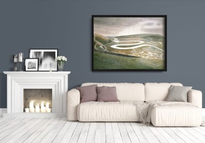 Poster Eric Ravilious Cuckmere Haven