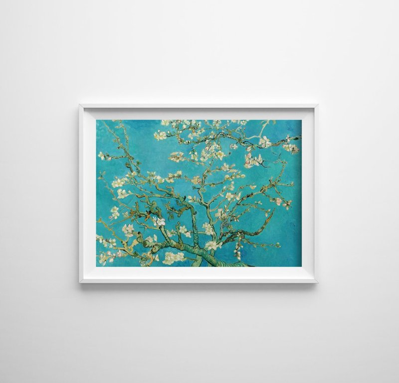 Poster Mandľový kvet Van Gogh