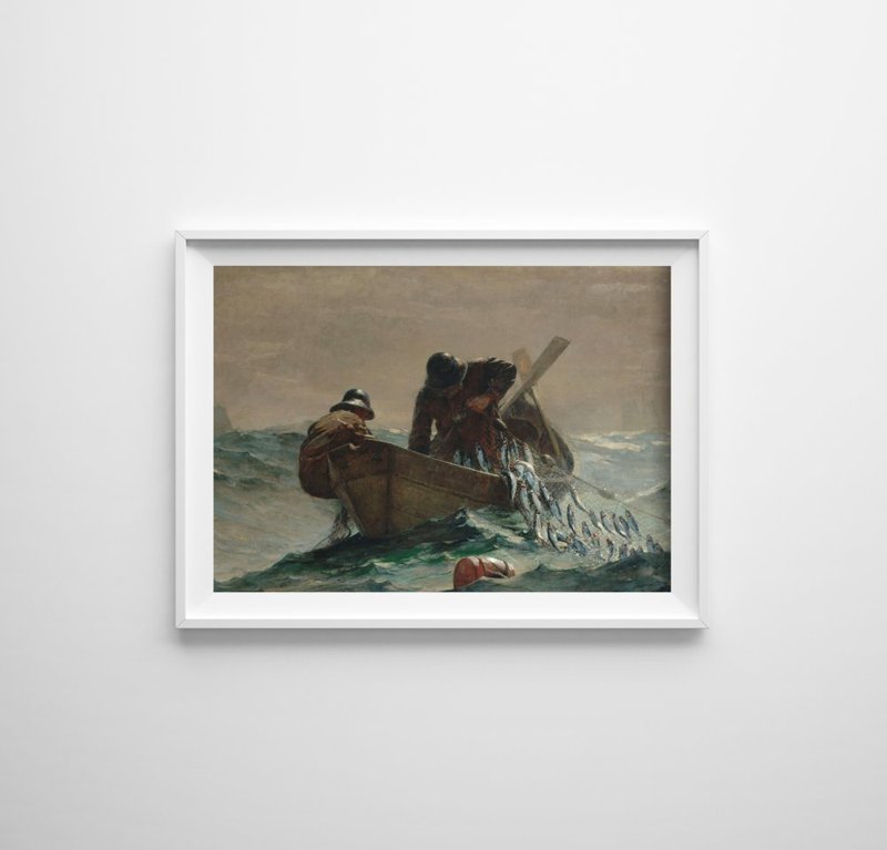 Poster Sieť na ryby Winslow Homer