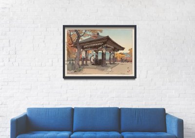 Retro plagát Hiroshi Yoshida Ukiyo-e