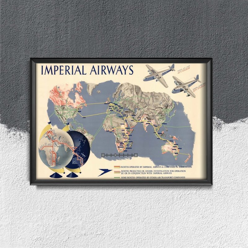 Vintage plagát Imperial Airways