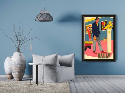 Poster na stenu Reklama na obuv Bally