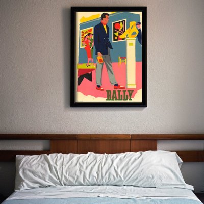 Poster na stenu Reklama na obuv Bally
