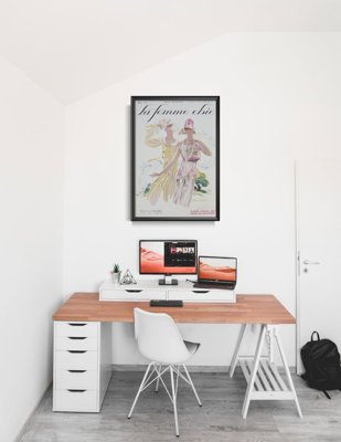 Plagát do izby Ilustrácia časopisu La Femme Chic Mars