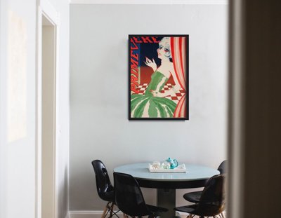 Poster Ženské Primevere Vintage Fashion ilustrácie