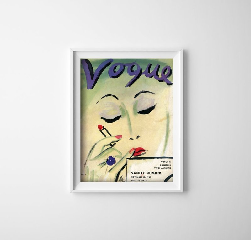 Plagát na stenu Vogue Vanity číslo