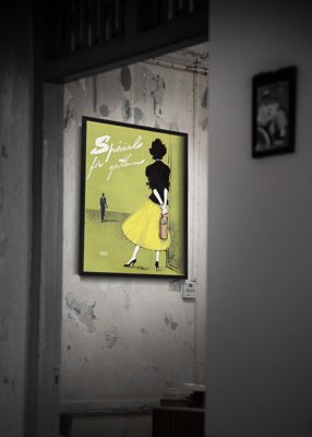 Poster na stenu Reklamný parfém Le Galion