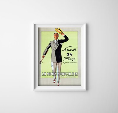 Poster Mužská móda