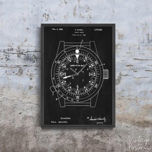 Plagát Patentované hodiny Rolex Wessel