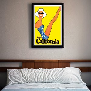 Plagát v retro štýle California Travel