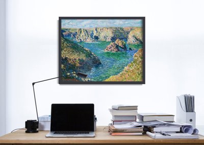 Plagát Prístav Donnant Belle Ile Claude Monet