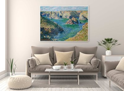 Plagát Prístav Donnant Belle Ile Claude Monet